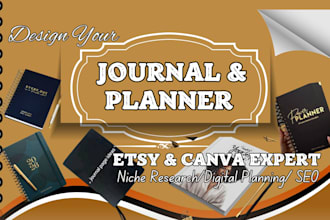 design etsy hyperlink research method journal digital planner