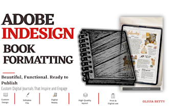 do adobe indesign book formatting, book typesetting, interior book layout design