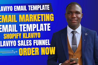do shopify klaviyo setup, email marketing flows and template design email flows