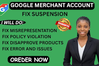 fix suspended google merchant account and product disapproval issues