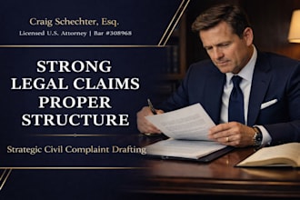 prepare a legal complaint with strong claims and structure