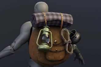 mod 3d game assets, weapons and props with textures