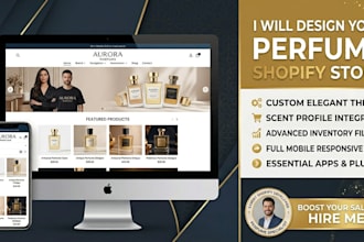 build perfume website perfume store perfume fragrance store shopify store