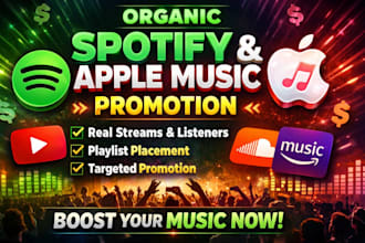 spotify music promotion apple music promotion itunes boost soundcloud listener
