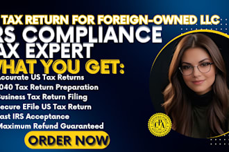prepare and efile US tax returns for individuals, llcs and businesses