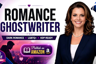 ghostwrite romance dark romance lgbt stories or fanfiction ready for amazon KDP