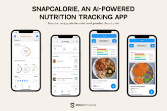 build calories tracker app, food tracking app, nutrition app, food analysis app