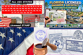 architecture stamp, digital stamp, architect stamp, florida pe stamp city permit