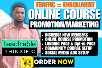 do teachable online course promotion teachable coaching funnel course sales SEO