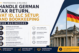 handle german tax returns vat id llc setup and bookkeeping
