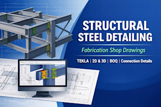do structural steel detailing and shop drawings using tekla structures