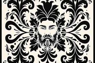 design stencil multilayer vector art for you