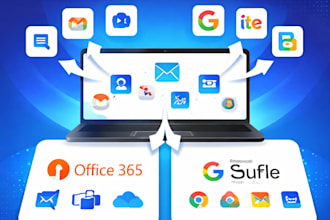 do a seamless email migration to office 365 or gsuite fast and secure