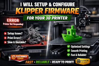 setup and configure klipper firmware for your 3d printer