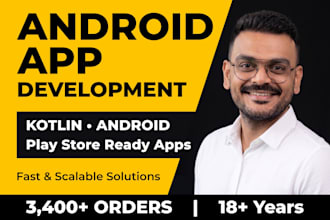 native android app development using kotlin android app developer