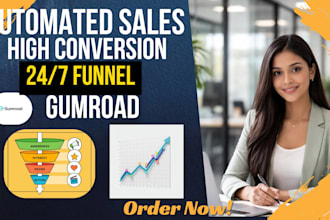 setup gumroad sales funnel via email automation for passive income mailerlite