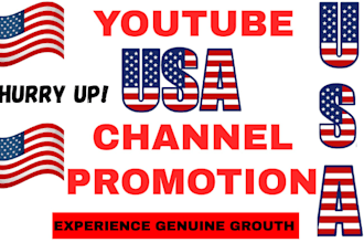 do organic USA youtube channel promotion