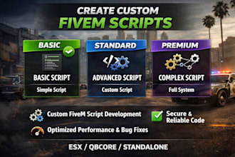 build custom fivem scripts and features fivem roleplay qbcore server