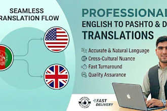 professional translation in english, pashto, and dari