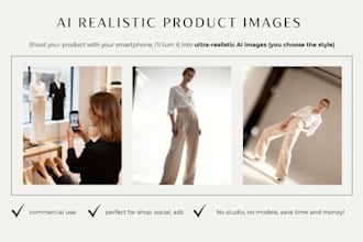 transform your product photos into ultrarealistic ai images shop, social, ads
