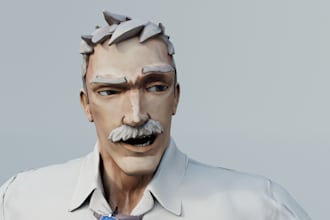 3d character modelling creation