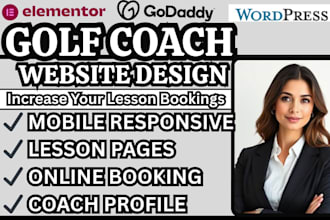 golf coach website sports coach website sports website coaching website design