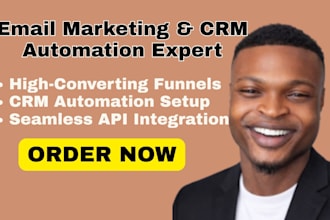 build email marketing funnels and CRM automation systems
