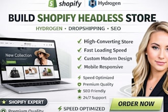 build shopify headless store shopify dropshipping shopify hydrogen store front