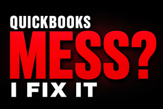 do quickbooks cleanup and catch up for trucking companies