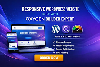 build your responsive wordpress website with oxygen builder