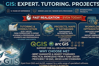 provide expert gis consulting, spatial analysis and tutoring