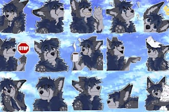draw furry telegram stickers animated furry stickers discord nsfw stickers pack