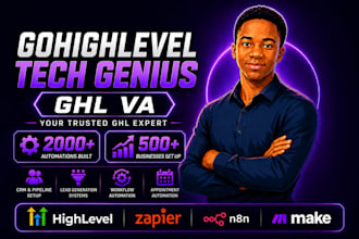 ghl gohighlevel workflow automation a2p10dlc go highlevel va gohighlevel expert