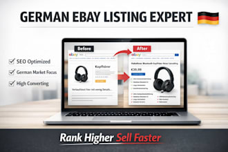 create german ebay listing ebay produktlisting ebay SEO listing ebay lister