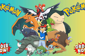 draw you with your pokemon team in 24 hours