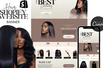 build a high converting shopify hair extension store, hair extension website