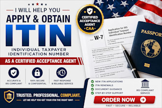 apply itin application for non us residence as a certified acceptance agent