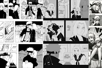 draw nsfw anime manga comic book pages doujinshi webtoon panels and manga artist