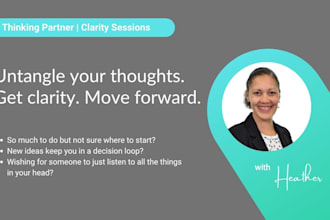 run clarity and focus sessions to turn your overwhelm into a clear action plan