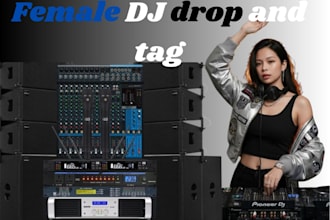 record afro female dj radio intro producer tags  voiceover