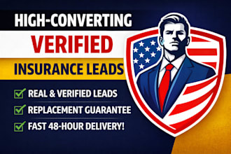 provide you verify insurance leads of target niche region