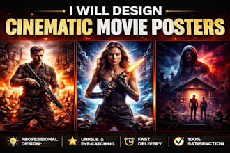 design movie poster film poster cinematic poster design movie custom poster