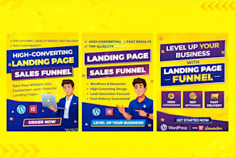 build a professional website and landing page