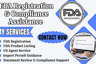 do fda registration compliance US agent import permit  product listing  fda