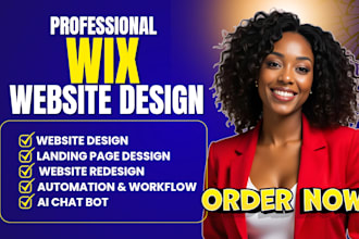 build wix website design redesign wix website and wix ecommerce website