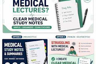 create medical study notes and summaries