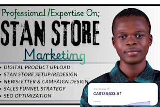 setup stan store marketing, beacon ai, stanstore automation for digital product