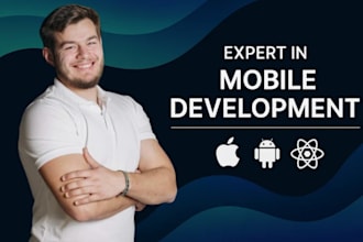 develop mobile app use react native for IOS mobile app