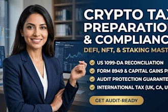 do crypto accounting, crypto tax preparation, nft, defi and capital gain report