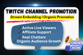 do twitch promotion to boost live viewers for affiliate growth, partner success